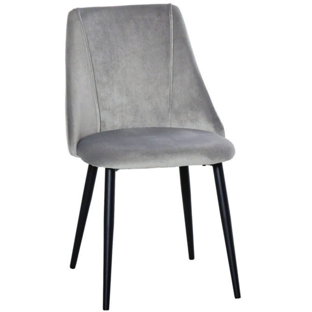 Velvet Dining Chair Dark Grey |  Ww185 Darkgrey