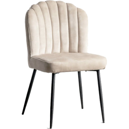Velvet Dining Chair Beige |  Ww189 Beige