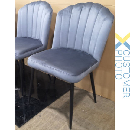 Velvet Dining Chair Dark Grey |  Ww189 Darkgrey