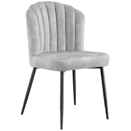 Velvet Dining Chair Light Grey |  Ww189 Lightgrey