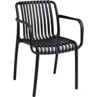 Bistro Dining Chair Plastic Black Indoors &Amp; Outdoors |  Ww6077 Black