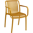Bistro Dining Chair Plastic Yellow Indoors &Amp; Outdoors |  Ww6077 Yellow