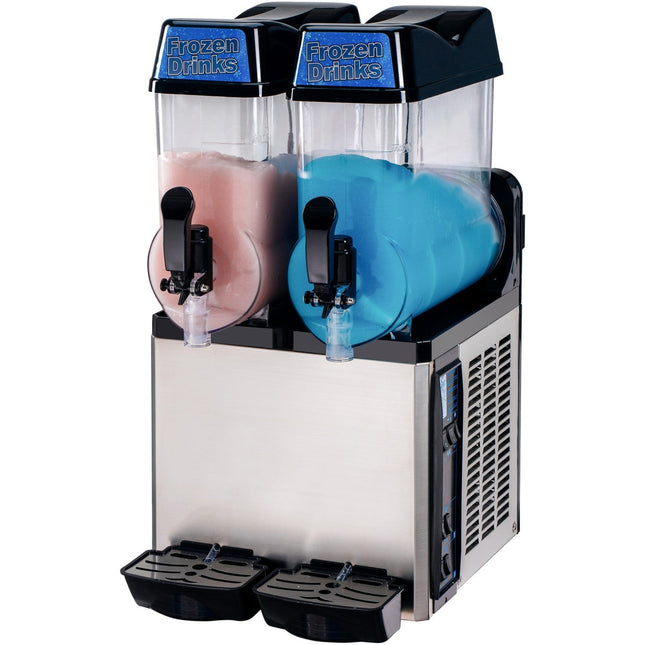 Commercial Slush Machine 2 X 12 Litres 2 In 1 |  Xrj12 Lx2