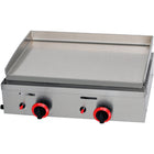 Premium Commercial Gas Griddle Smooth Plate 2 Burners 5.5k W Countertop |  Ygpl600