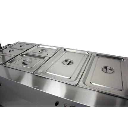 Mobile Bain Marie Top Hot Cupboard 1420mm |  Yh4 W1