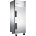 Commercial Refrigerator Stainless Steel Upright Cabinet Split Door 600 Litre Fan Cooling |  Z06 Df