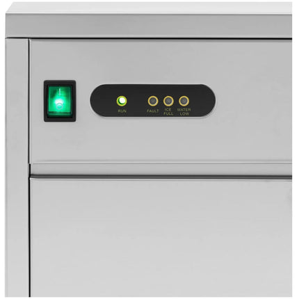 Commercial Bullet Ice Machine 25kg/24h 5kg Bin 330x503x607mm |  Zb25