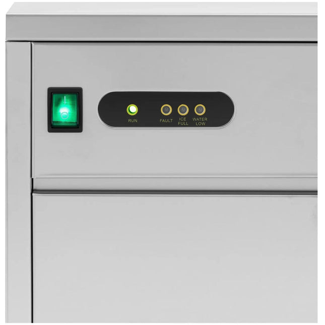 Commercial Bullet Ice Machine 25kg/24h 5kg Bin 330x503x607mm |  Zb25