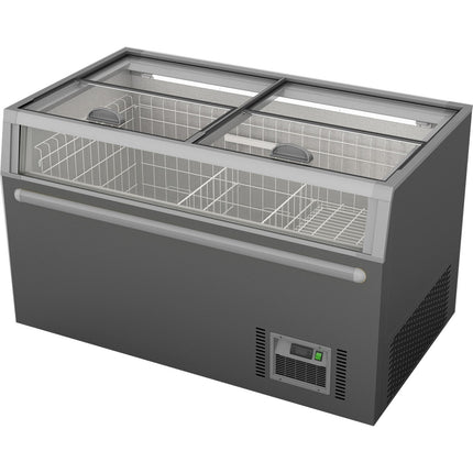 Island Showcase Freezer 1450x850x870mm 320 Litre|  Zcdl145 Ss4