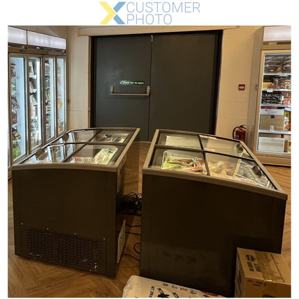 Island Showcase Freezer 1450x850x870mm 320 Litre|  Zcdl145 Ss2