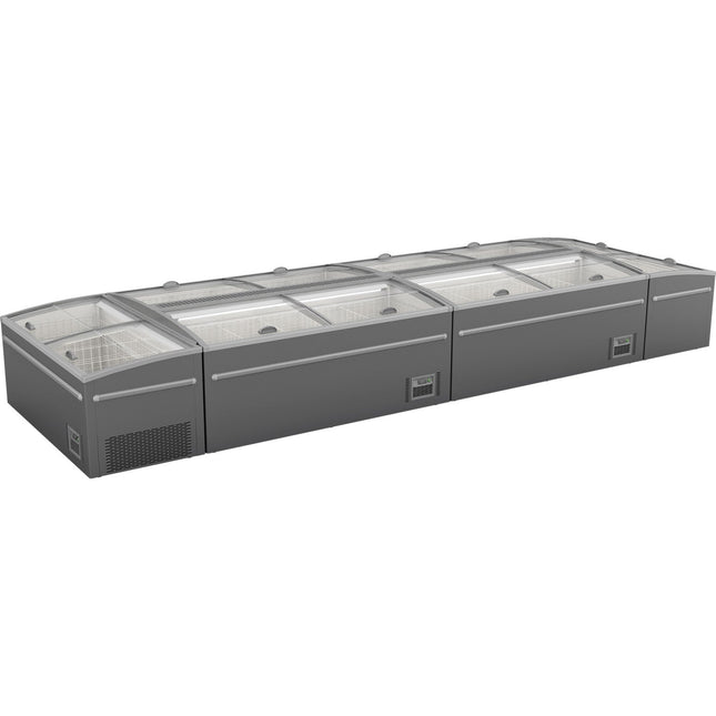 Island Showcase Freezer 1850x850x795mm 372 Litre|  Zcde185 Ss2