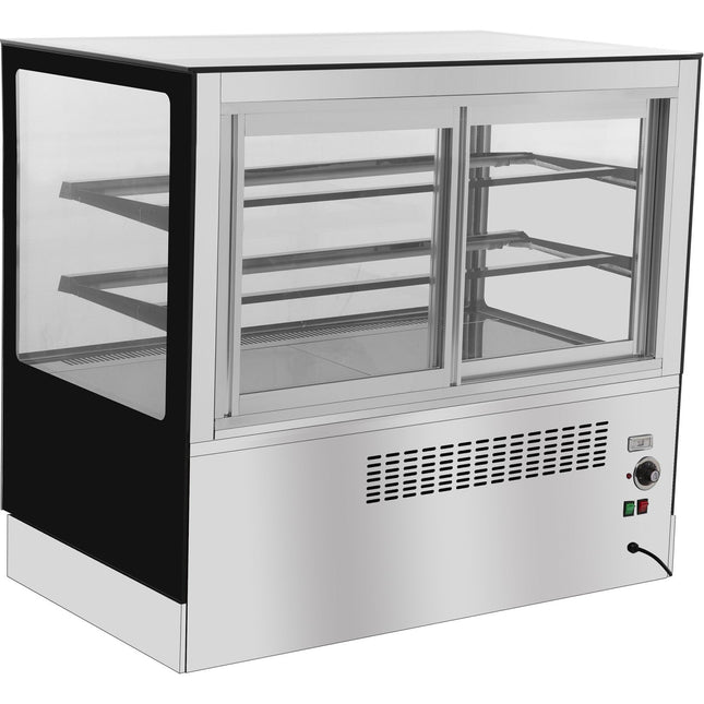 Heated Bakery And Cake Display Unit 2 Shelves 1500mm Width |  Zhn008