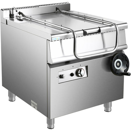 Professional Gas Tilting Bratt Pan 80 Litres 900mm Depth |  Zhrs80