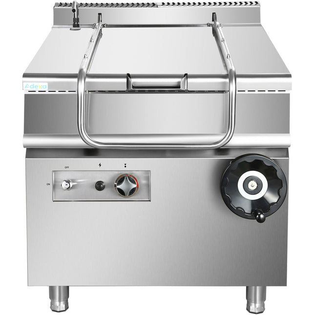 Professional Gas Tilting Bratt Pan 80 Litres 900mm Depth |  Zhrs80