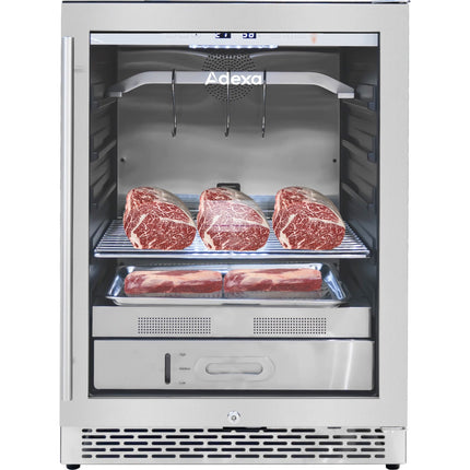 Professional Dry Aging Fridge Meat Maturation Cabinet 110 L Stainless Steel 595x575x820mm |  Zsa145 N