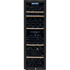 Commercial Dual Zone Wine Cooler 242 Litres 126 Bottles Glass Door 5 Shelves 490x575x1546mm| Zsb252