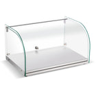 Neutral Display Case Curved 550x380x312mm Stainless Steel Frame |  Zw25 Rss