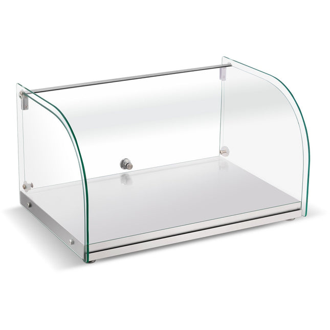 Neutral Display Case Curved 550x380x312mm Stainless Steel Frame |  Zw25 Rss