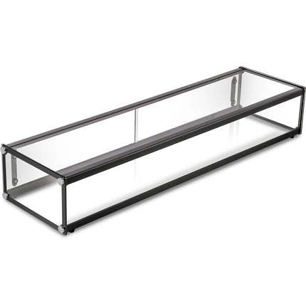 Neutral Display Case Black 1200x330x200mm |  Zw68 Ss