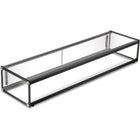 Neutral Display Case Black 1200x330x200mm |  Zw68 Ss
